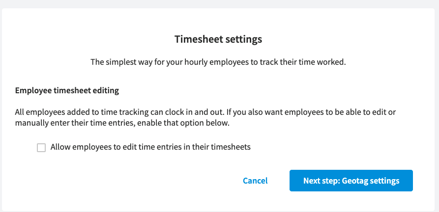 Setting up a Time Tracking Policy