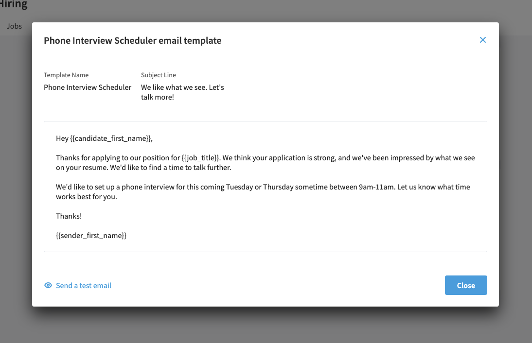 Email templates - Knowledge Base